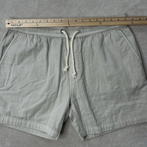 Marine Layer Saturday Beach Shorts Men's Large 6" Inseam Drawstring Pull On - Picture 4 of 7